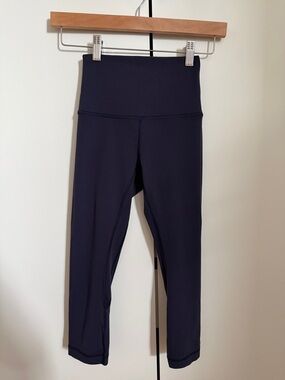 lululemon athletica Navy High-Rise Cropped Leggings